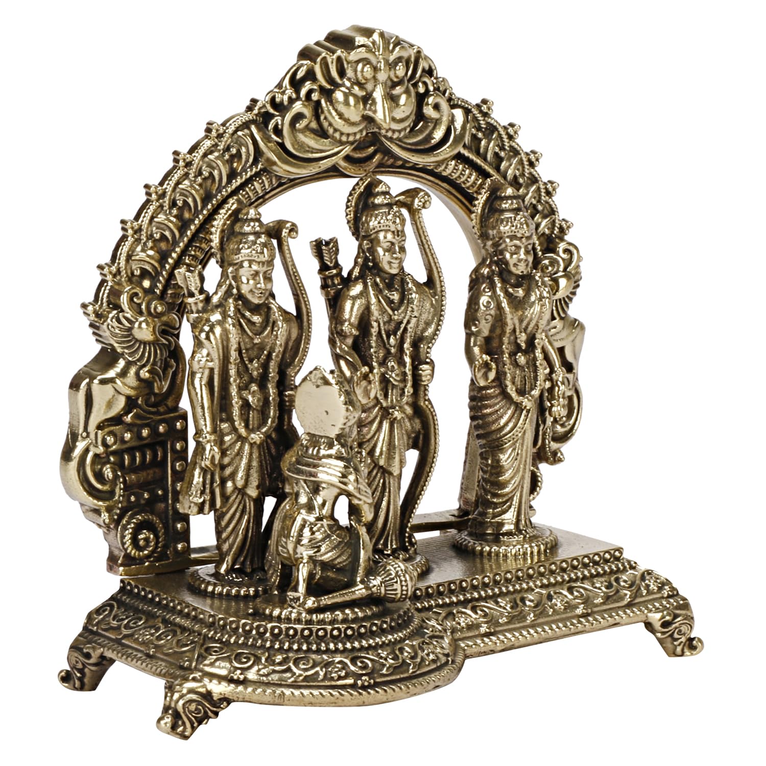 brass 4" ram darbar for home temple/ office/ gift item
